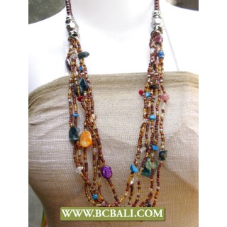 Fashion Beads Necklaces with Shells Nuget